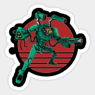 Green Dragon Battle Droid Sticker